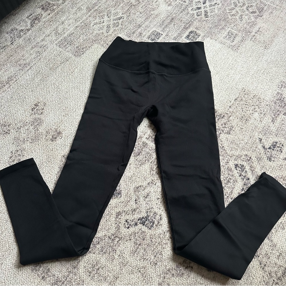 Alo Ribbed Full Length Leggings